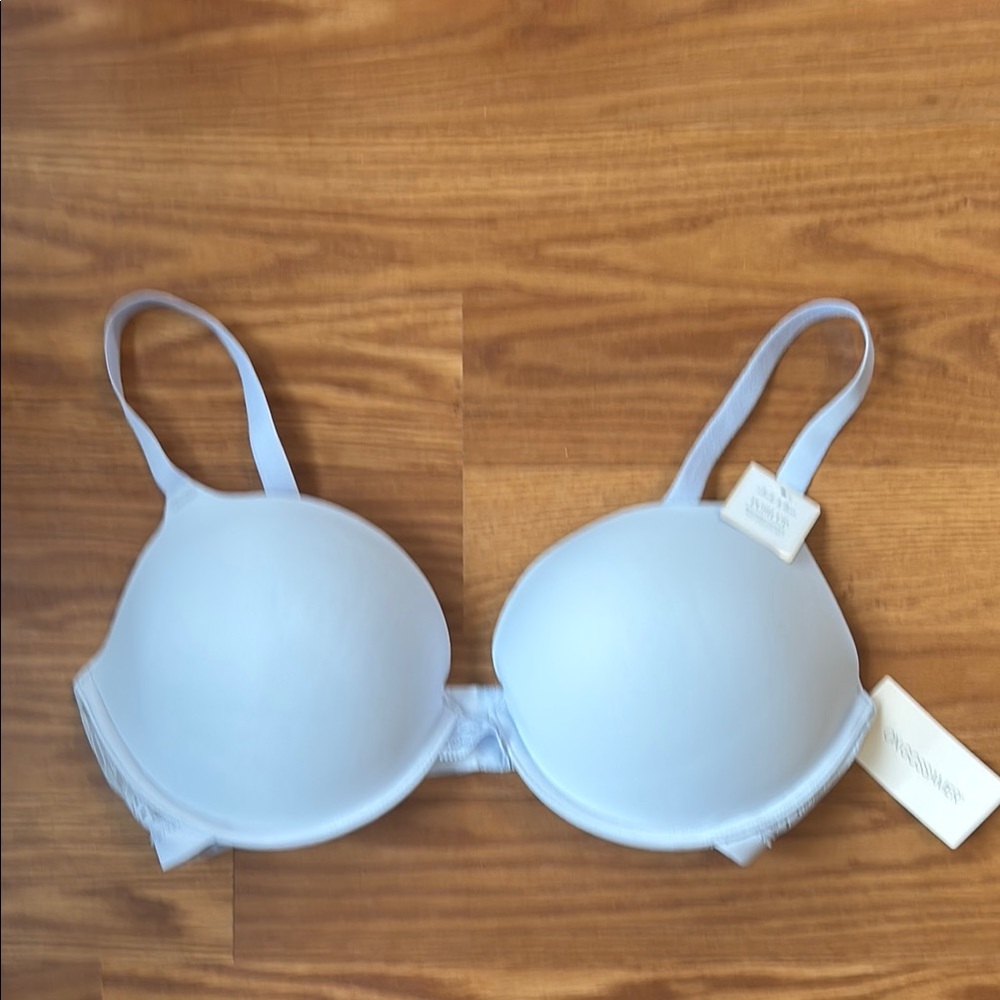 NWT On Gossamer Sleek & Lace Light Lavender‎ Push Up Bra Size 34DD